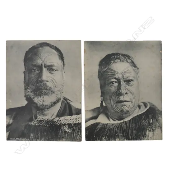 Two carbonette prints of photographs by Charles Spencer,